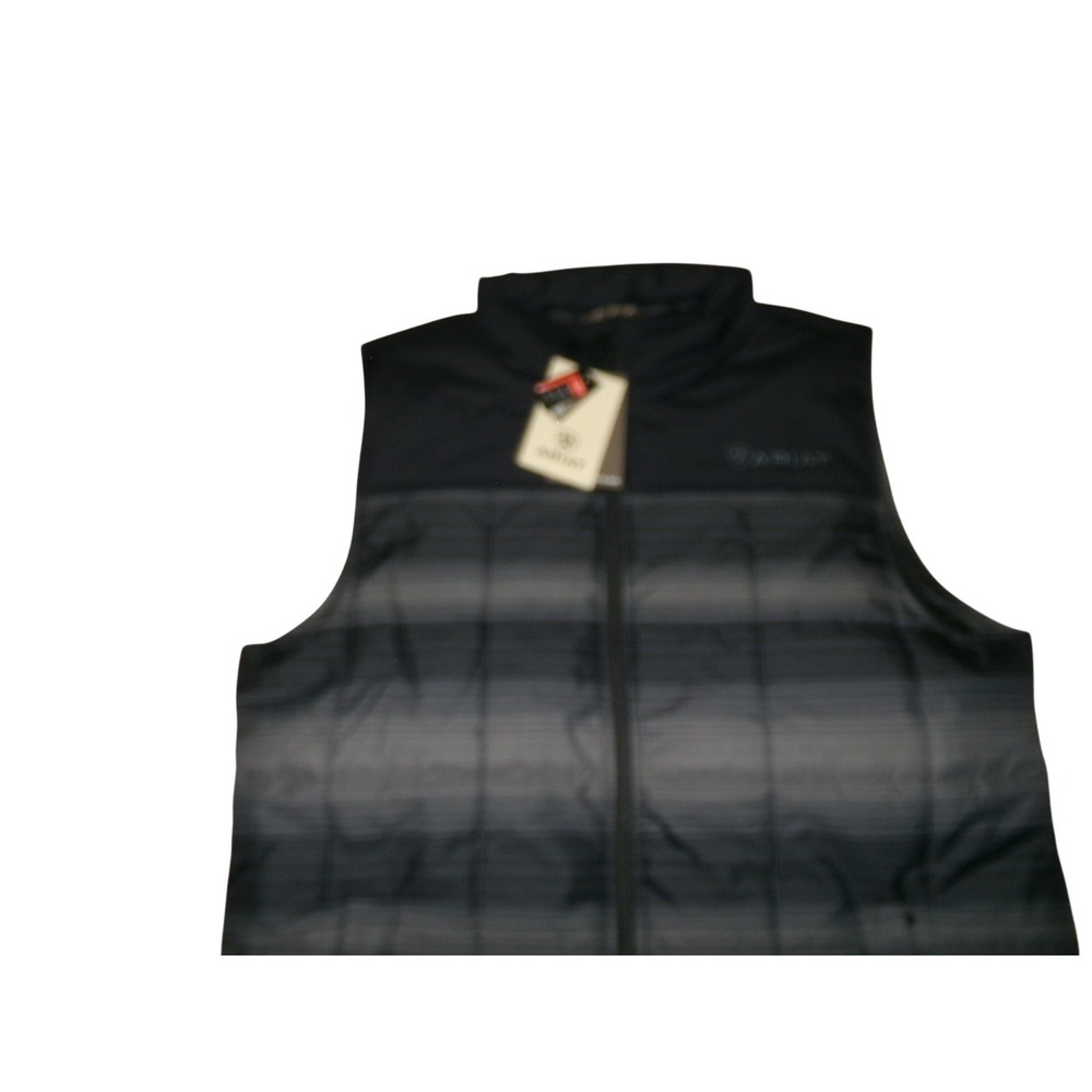 Ariat Mens Crius Insulated Vest Serape Black Quilted Puffer XXL Tall 10062899 - Picture 3 of 4